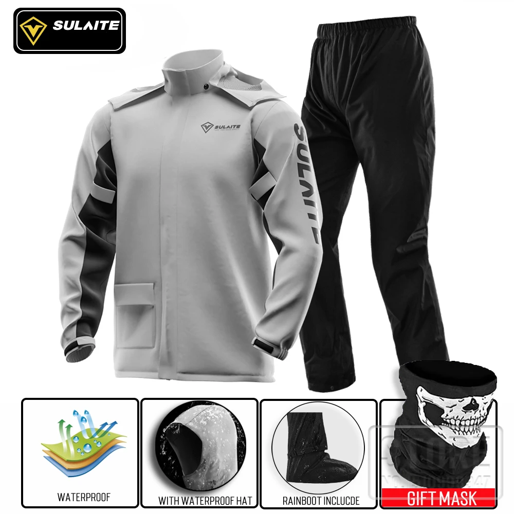 Outdoor Motorcycle Raincoat Suit with Shoes Cover for Cycling Fishing Climbing motorcycle raincoat raincoat suit
