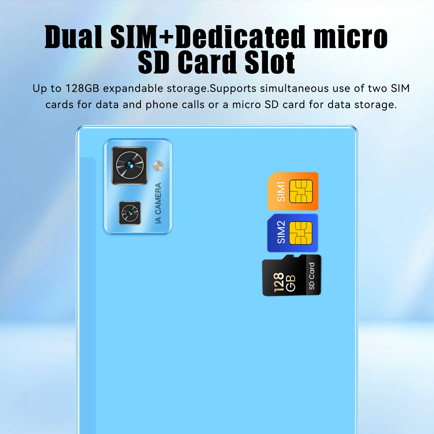 Store's New 10.1-inch Tablet Octa core Dual cameras, Dual SIM Phone, 4GB RAM 64GBROM WiFi Bluetooth, Global version,  Android 11 5