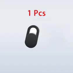 Privacy Lens Sliding Webcam Cover - Pack of 10 - 20, Phone & Laptop Camera Privacy Stickers (1 Pcs Black)