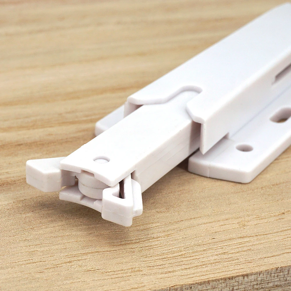 Non-Magnetic Touch Latch Large Size Catch Cabinet Door Push to Open Furniture Cupboard Wardrobe Accessory door catches cabinet door latch door stops cabinet door stop 4/2/1 Sets