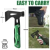 FLISSA 14 in 1 Multitool Camping Hatchet with Sheath Multifunctional Ax with LED Light Camping Woodworking Outdoor Survival Tool 3
