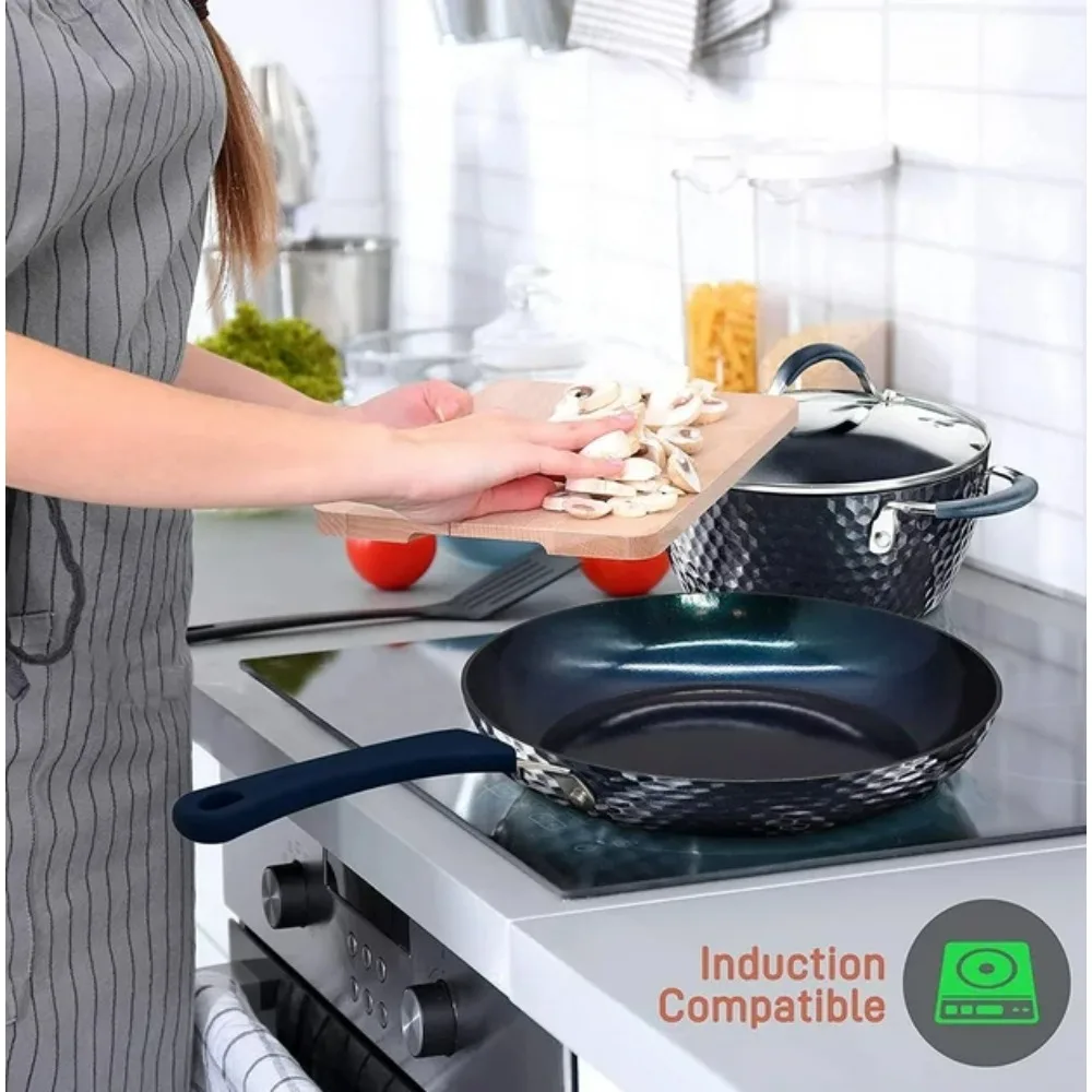 

Diamond Home Kitchen Cookware Set (Dark Blue) pots and pans cookware set