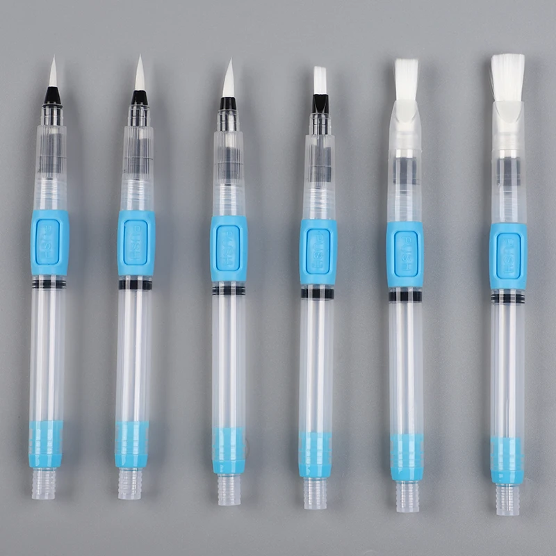 Fountain pen Filling brush Storage pen Water soluble color lead paint solid watercolor brush set