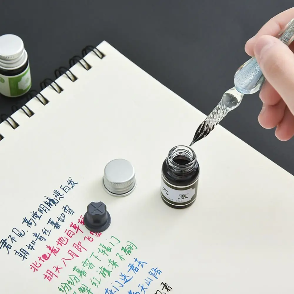 24 색상 7ML 컬러 리필 잉크 쓰기 그래피티 카본 프리 잉크 고품질 리필 만년필 잉크 딥펜