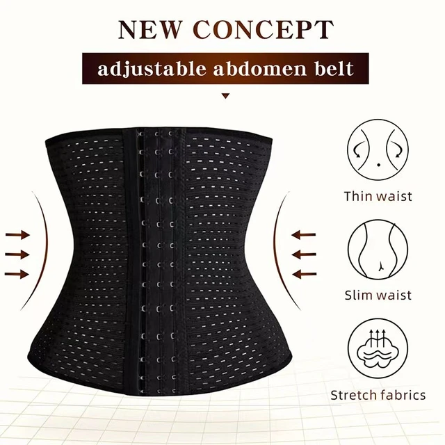 Women Body Shapewear Tummy Slimming M L XL XXL Black Belly Band