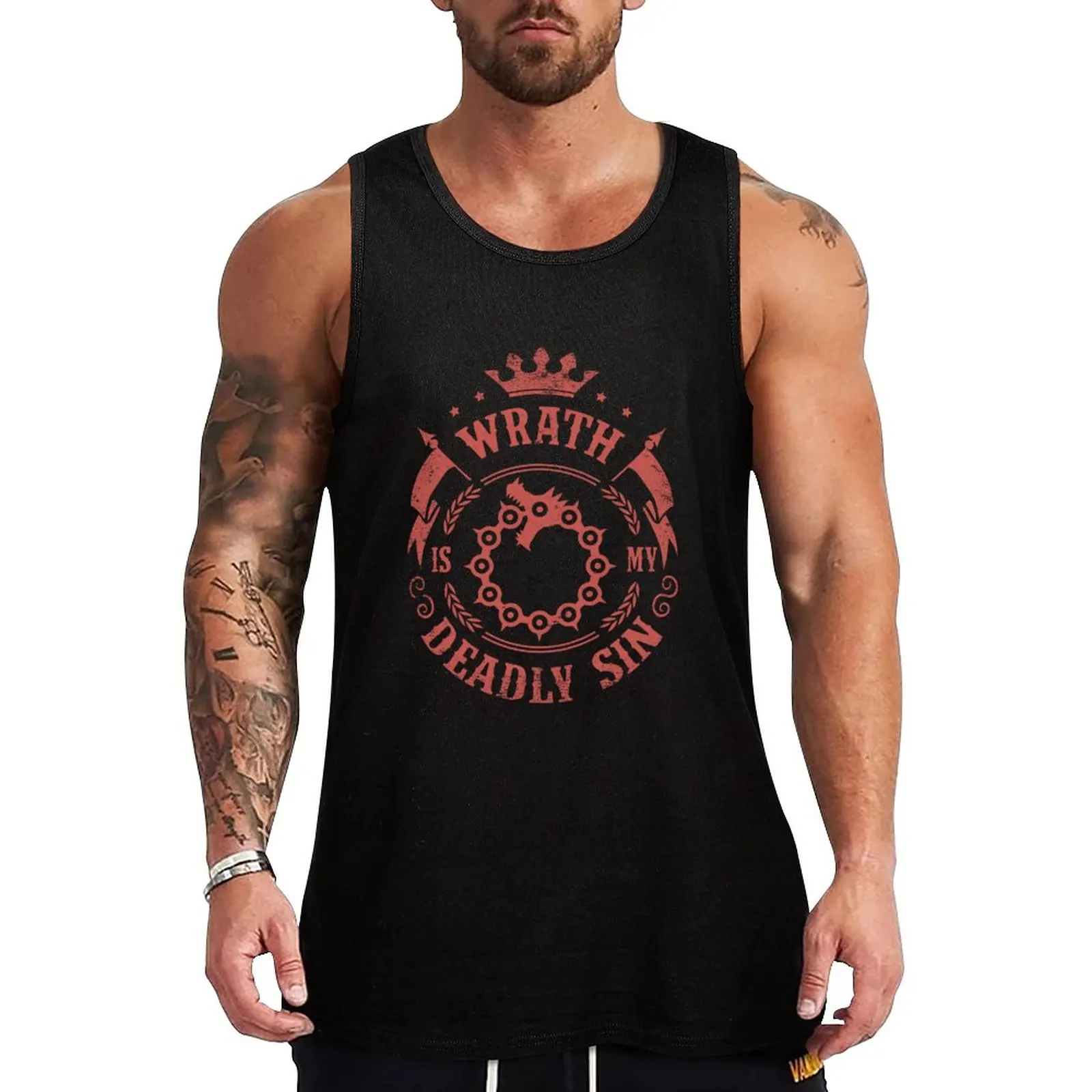 

New Wrath is my deadly sin Tank Top anime clothes gym shirt men