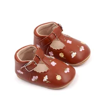 Baby Summer Sandal Embroidery Flower Design Spring and Autumn Style 5