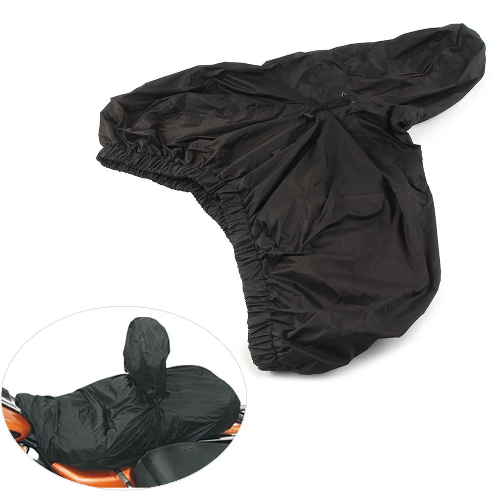 

Motorbike Waterproof Seat Rain Cover With Driver Backrest For Harley Davidson Street Electra Glide Touring