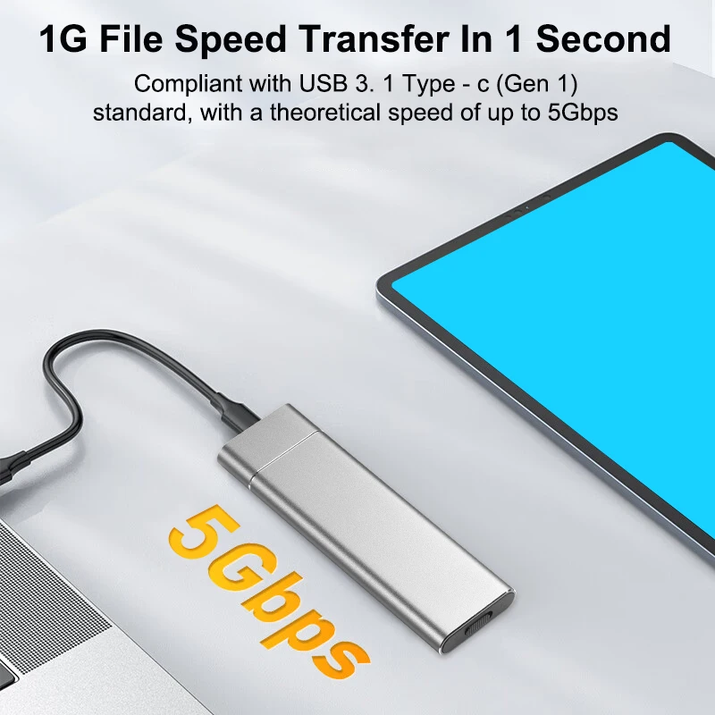 M.2 to USB NGFF SATA SSD Ŭ, 5Gbps ϵ ũ ̽,  ʿ   SSD , M2 NGFF 2230/2242/2260/2280 Win10 iOS