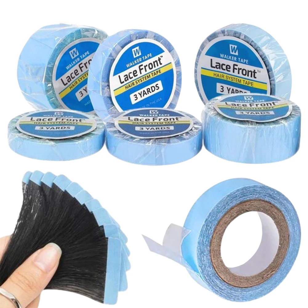Lace Wig tape glue Hair Extensions Ultra Hold Adhesive Tape glue Wig 3Yard Lace Wig Glue Hair System Tape Toupees
