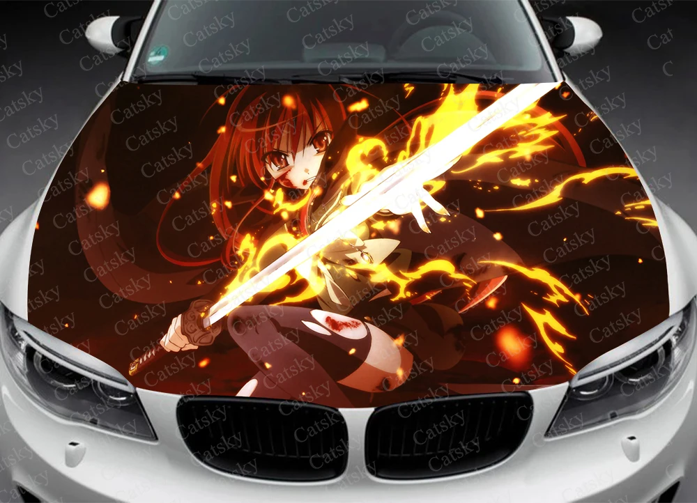 EARLFAMILY 43cm x 34.7cm for Toradora Car Stickers Vinyl Material Decal  Waterproof Sunscreen Occlusion Scratch Decoration - AliExpress