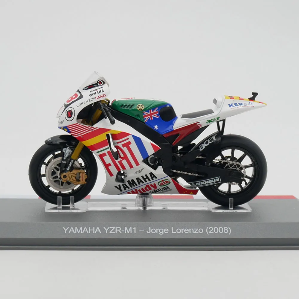 Diecast 1:18 Scale Ixo Moto GP 2008 Yamaha YZR M1 Yamaha