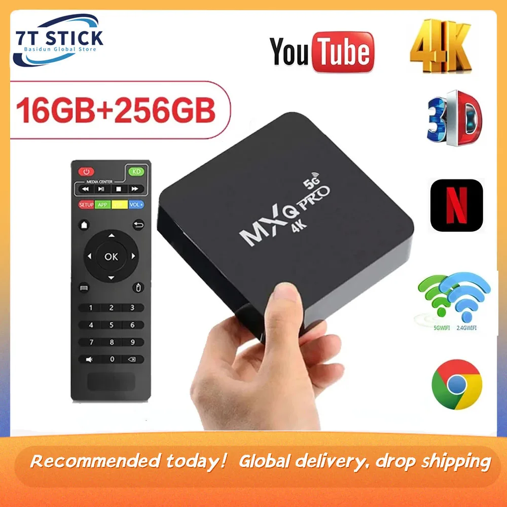 7TBOVVSmartTVBoxAndroidMXQPRO3D4KVideoAndroidBoxSet