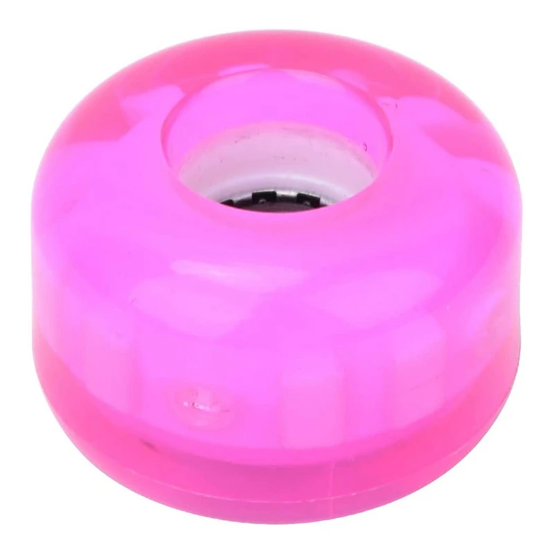 스케이트보드 교체 휠 세트, PU 깜박이는 스케이트보드 슬라이딩 휠, 롱보드, 54x36mm, 4 개