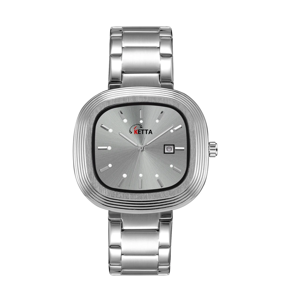 KETTA موضة جديدة ساعات ترفيهية للرجل مضيئة التقويم...
