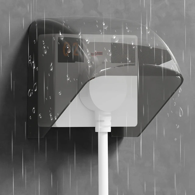 Copertura Per Campanello Esterno Impermeabile - Trasparente, 11x7x4 Cm