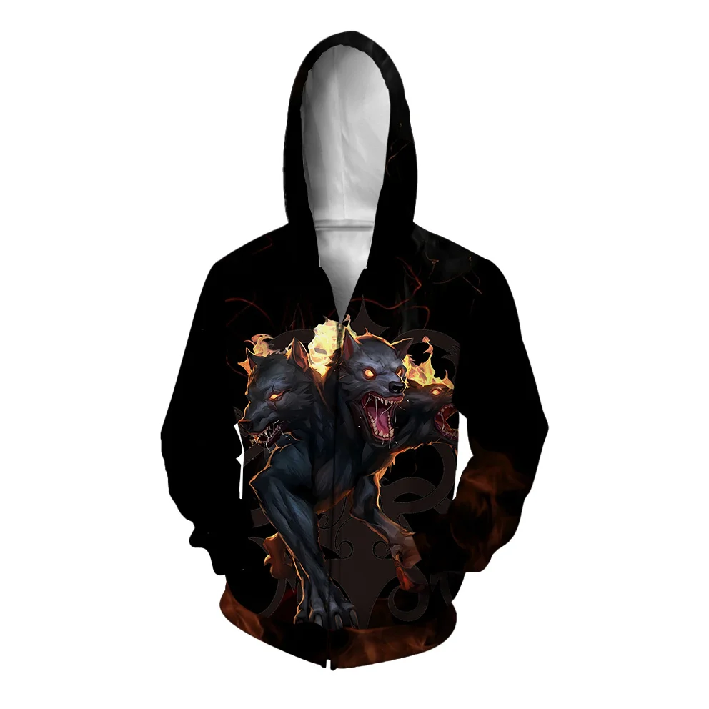 thumbnail image 1 of Sudadera con capucha moderna para hombre Bull Sudadera con cremallera Tiger Sudadera con capucha asequible con cremallera Ropa cálida para hombre Marcas Otoño, 1 of 4