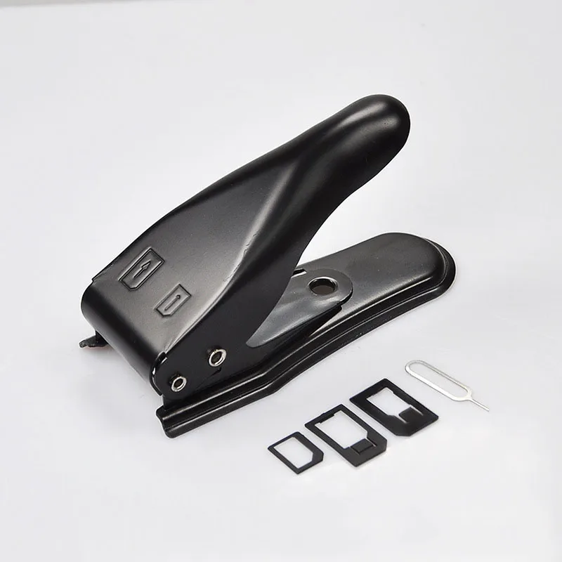 5 in 1 Multifunction Dual Micro Sim Card Cutter Cutting Tool For Nano iPhone XIAOMI samsung huawei cell phone 50Pcs sim card cutter