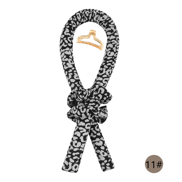 Satin Heatless Hair Curler Headband for Women Hair Wrap Curling Ribbon Girls Scrunchies Headwear Hair Accessories curl bar