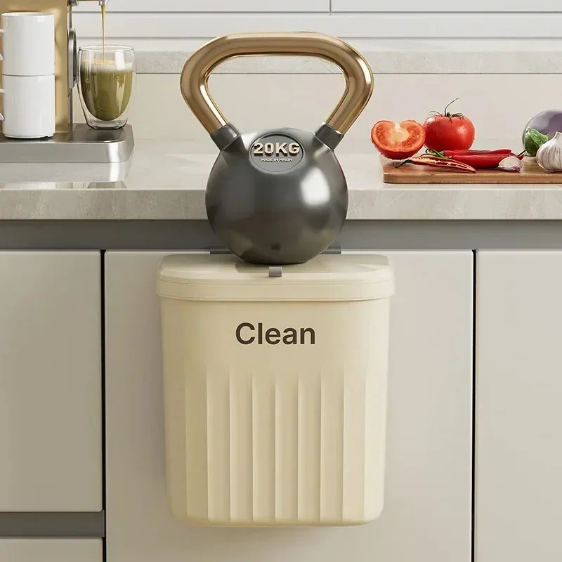 Bathroom trash can, household toilet, large size, high capacity with lid, wall-mounted, for kitchen, living room, bedroom, new m