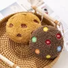 Real life Chocolate Cookies Biscuit Shape Plush Toy Pendant Soft Creative Key Chain Bag Decor Doll Lovely Christmas Gift 1