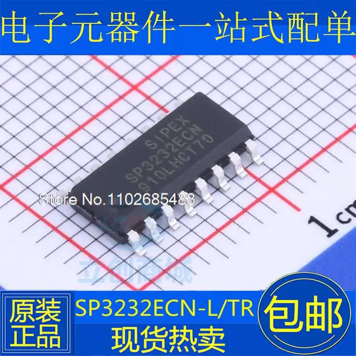 

10 шт./лот SP3232ECN SP3232ECN-L/TR SP3232 SOP-16 IC