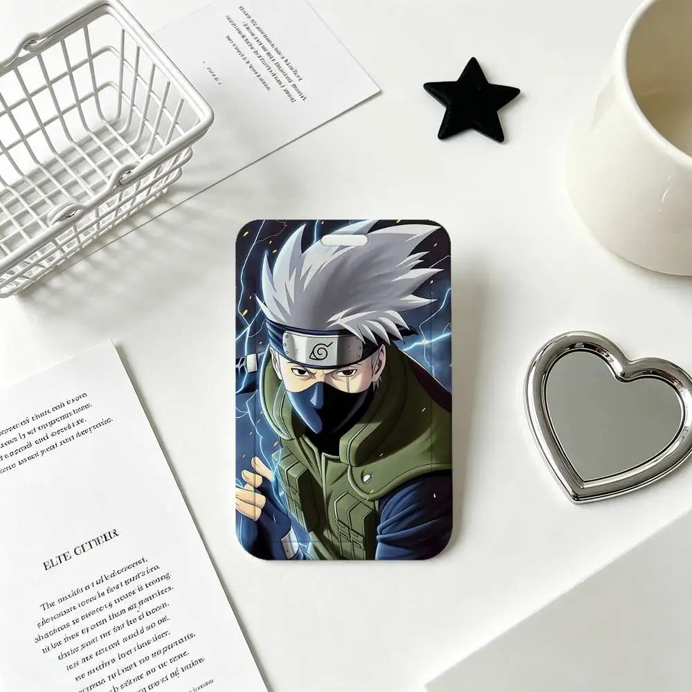Kakashi Hatake ID Card Holder with Lanyard - Stylish Neck Strap for Business, School, and Events