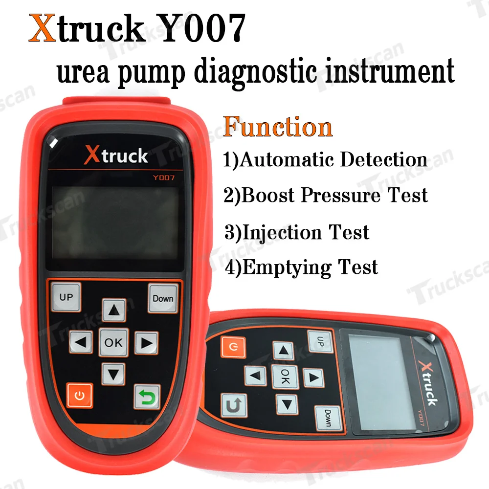 

TruckScan Urea pump diagnosis tool Xtruck Y007 Urea detection for 6.5/2.2 Urea pump Diesel vehicle