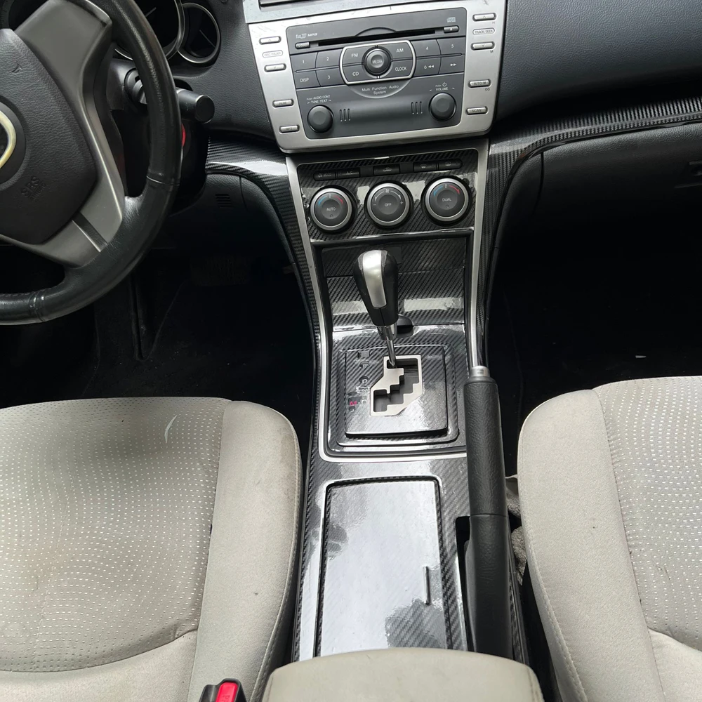 Car-Styling Carbon Fiber Car Interior Center Console Color Change ...