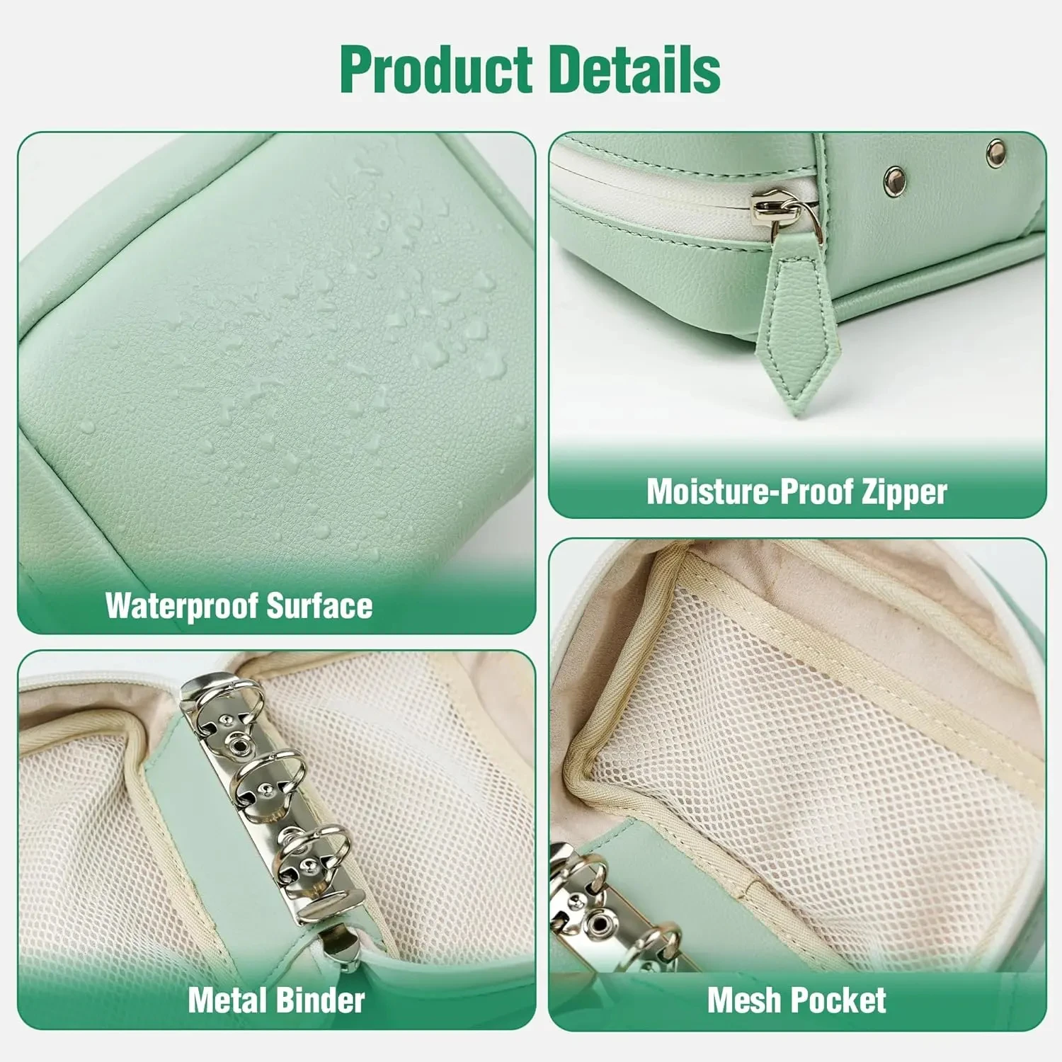 Waterproof 7-Day Color-Coded Pill Organizer Set with AM/PM Labels