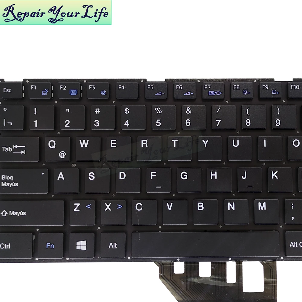 Teclado latino Pt-BR Brasil, apropriado para Vaio
