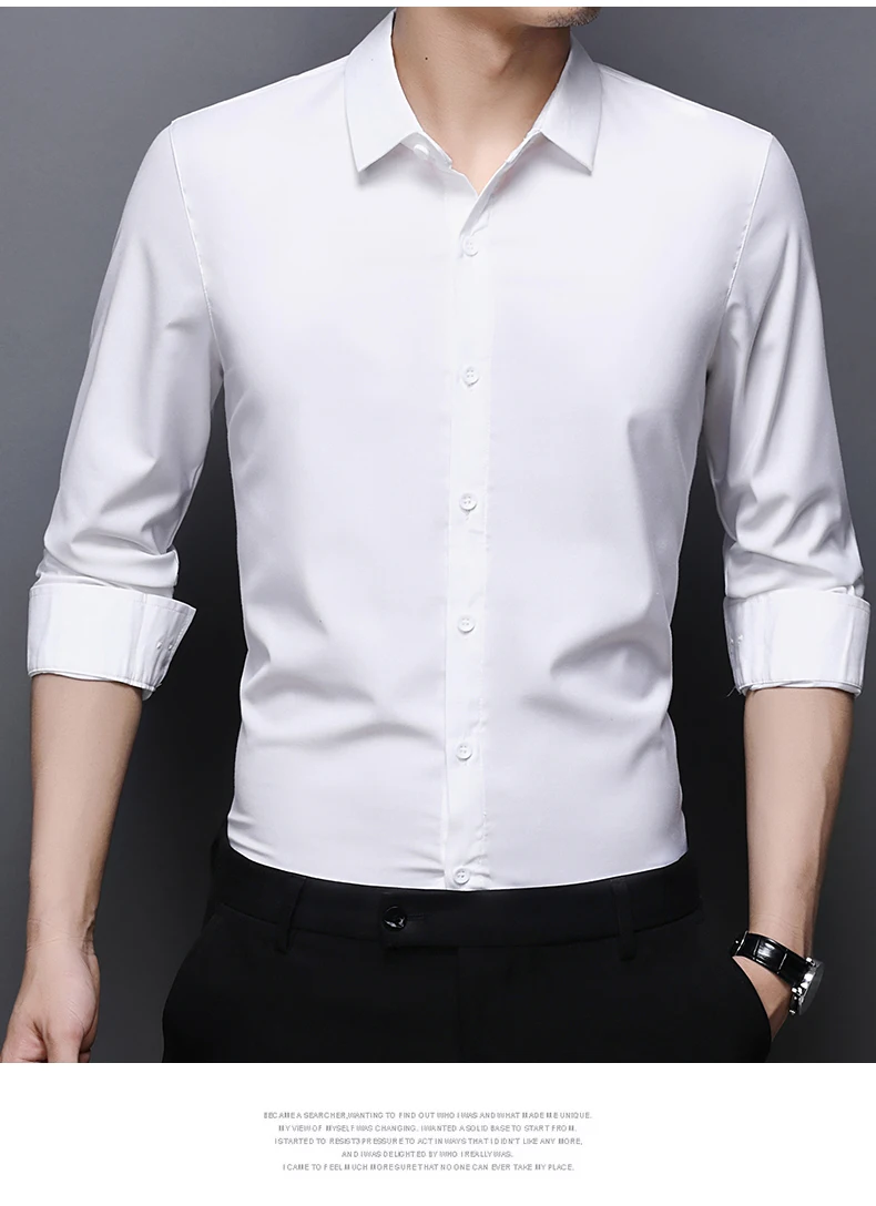 short sleeve button up Top Quality New Fashion Brand  Slim Fit Mens Fashion Dress Shirts Formal Long Sleeve Solid Color Casual Korean Dress Clothes designer short sleeve shirts