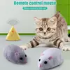 Simulation Infrared Electric Prank Jokes Remote Control Mouse Model Rc Animals Mouse on Radio Control for Cat Toys for Kids Gift 3