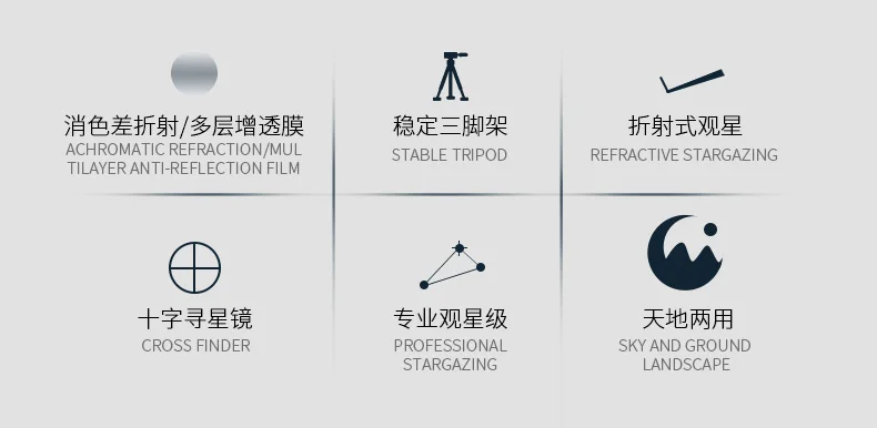 Sef24e49b0c3242e3a328e6e48e6f49c8n 152/1200 achromatyczny obraz teleskop astronomiczny duże powiększenie profesjonalną fotografię głęboka przestrzeń obserwacji gwiazd
