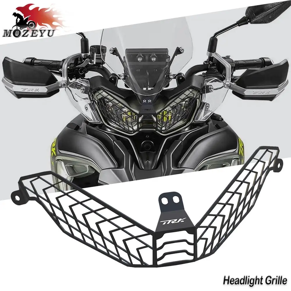 

Motorcycle Accessories TRK 702X TRK 702 X Headlight Grille Guard Cover Grill Protector For BENELLI TRK702X TRK702 2022-2023