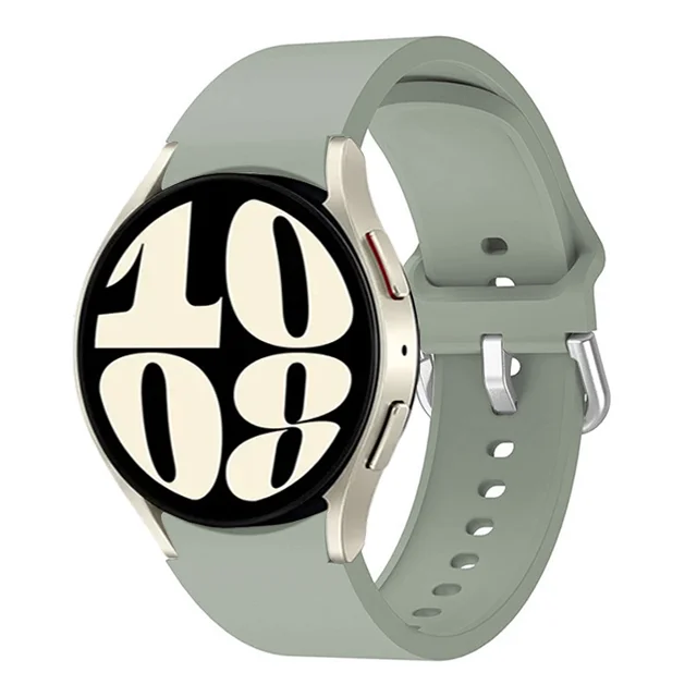 Universal Silicone Smartwatch Bracelet, 20mm/22mm Adjustable Strap