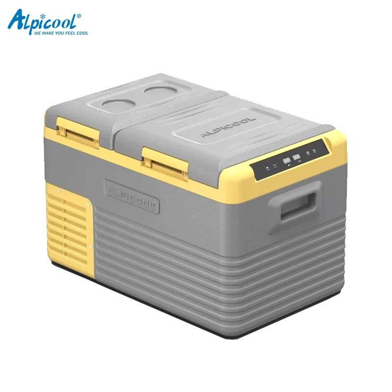 ALPICOOL 12V PORTABLE COMPRESSOR COOLBOX CAMPING VAN FRIDGE