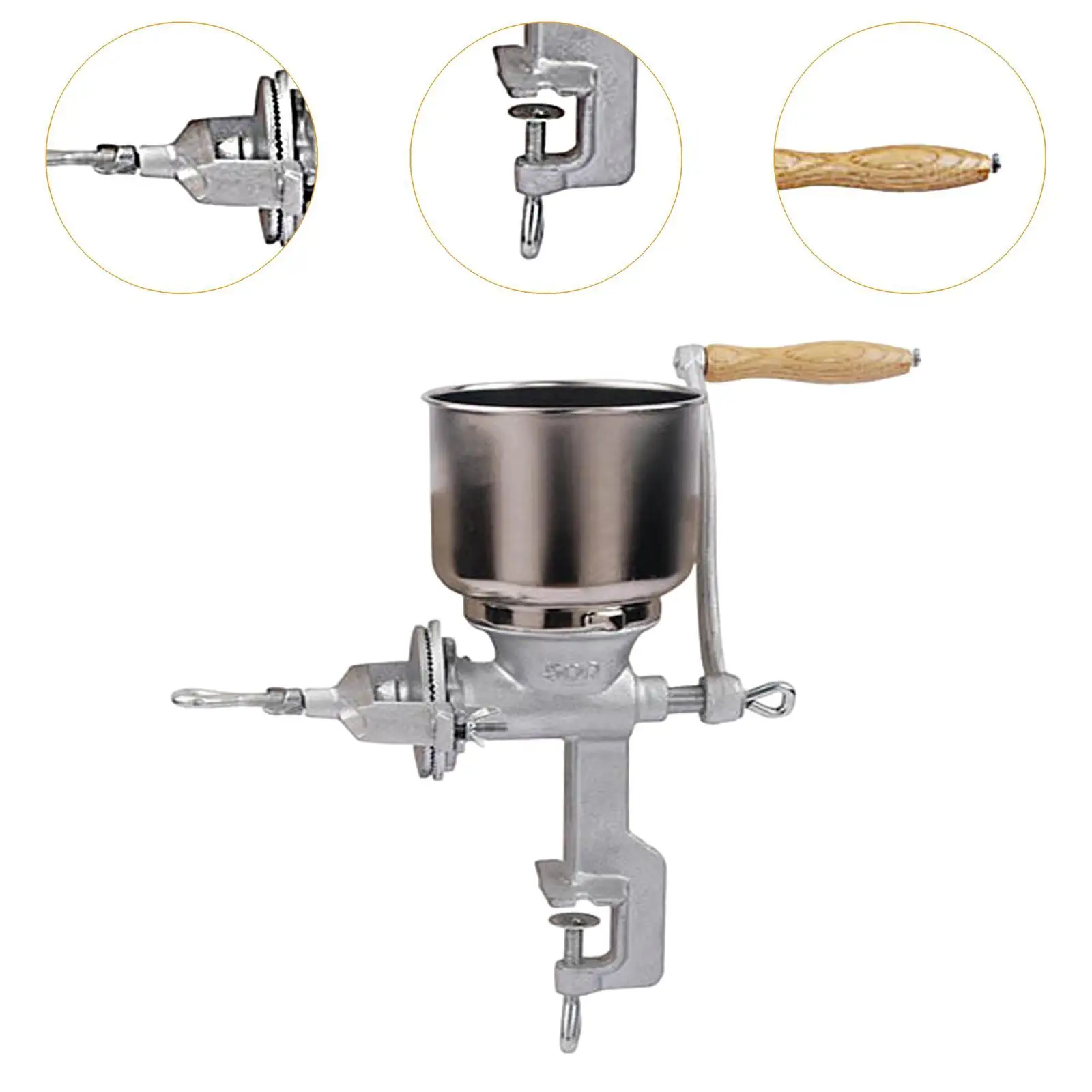 Dry Spice Crank Milling Machine Oats Wheat Nut Crusher Grinding Domestic Use Dry Spice Crank Milling Machine Oats Wheat Nut Crusher Grinding Domestic Use