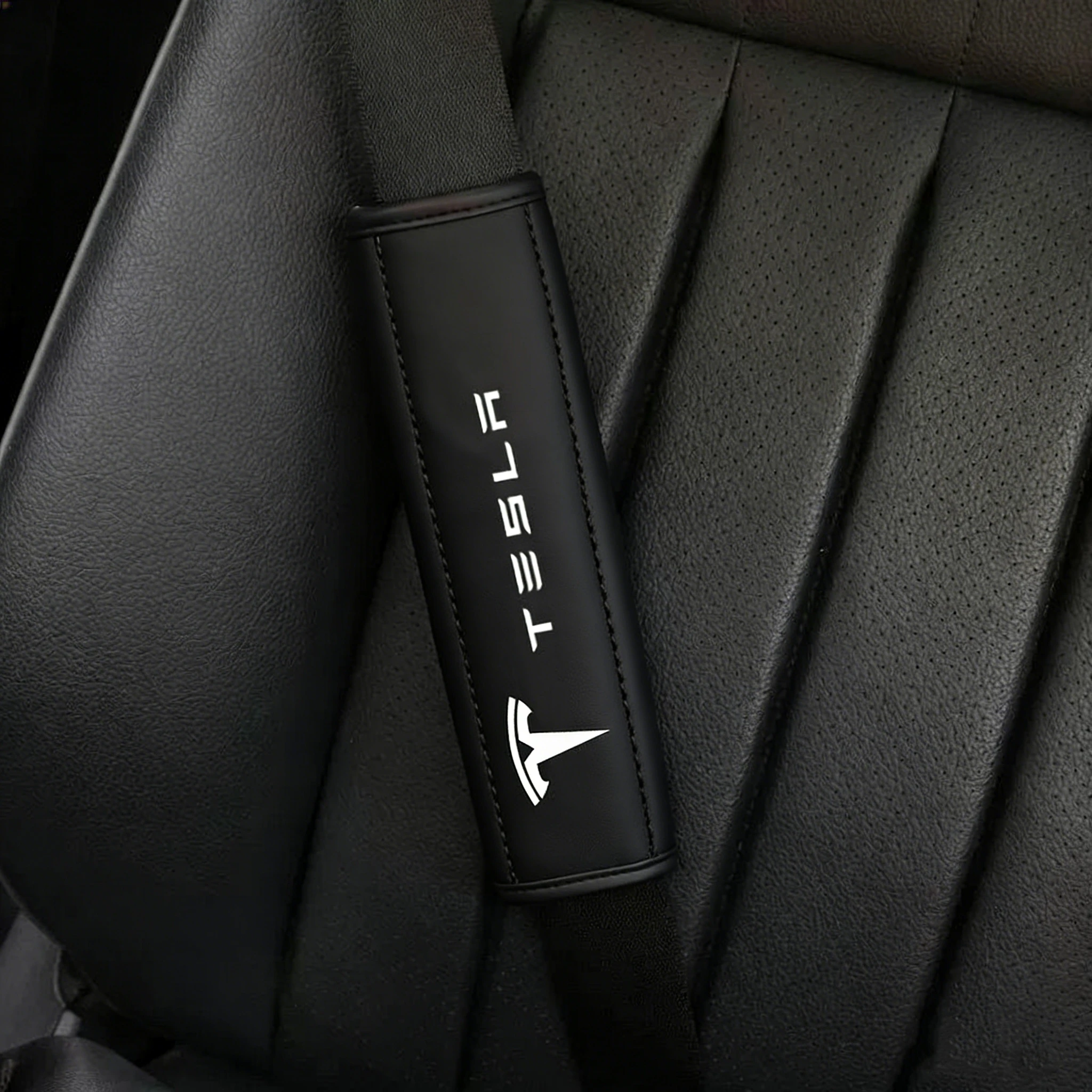 테슬라 모델 S X Y 주니퍼 3 하이랜드 사이버트럭 안전벨트 보호 커버 자동차 액세서리용 카시트 벨트 어깨 커버