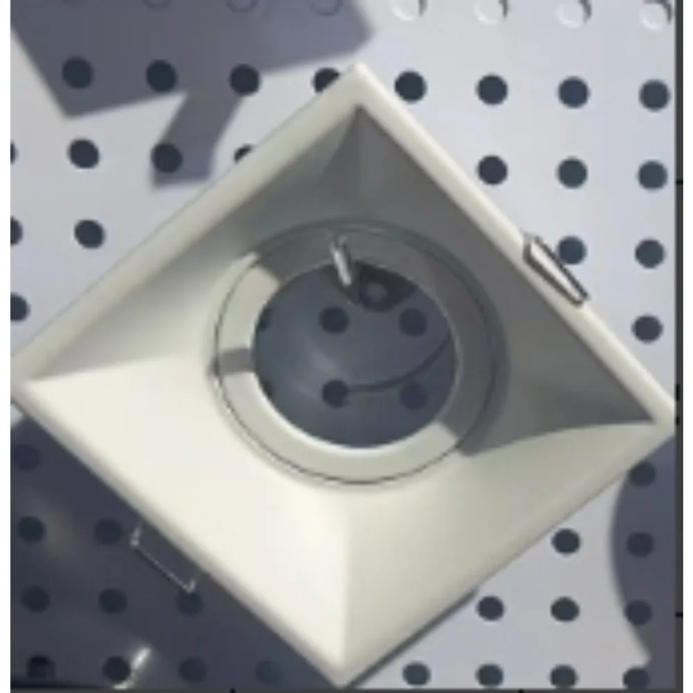 JOYINLED Metal Recessed Downlight Frame, Round GU10 MR16 Housing, LED Spotlight Fixture for Ceiling Installation