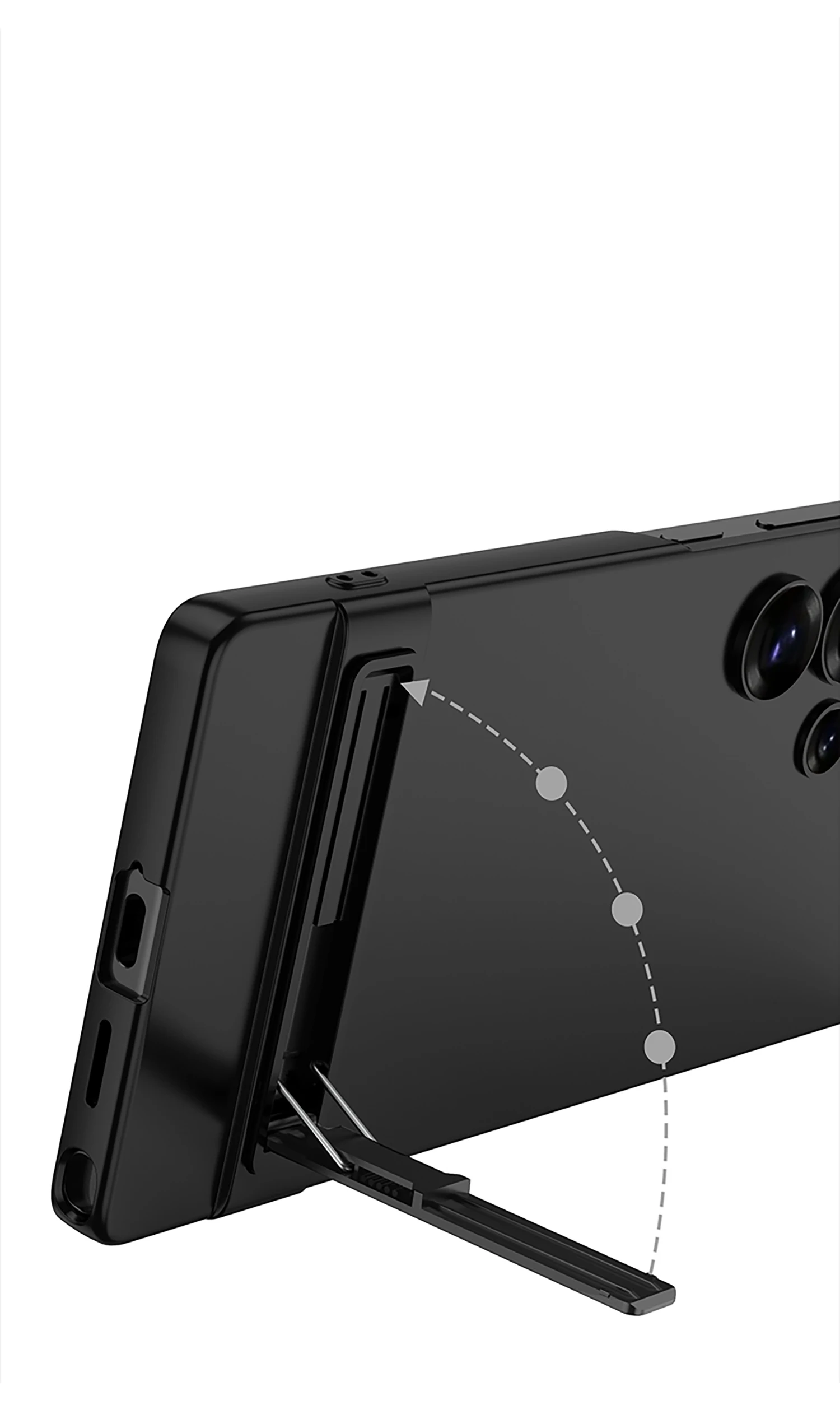 Ultra-thin Armor Plastic Stand Case For Samsung Galaxy S25 Ultra Camera Protecti