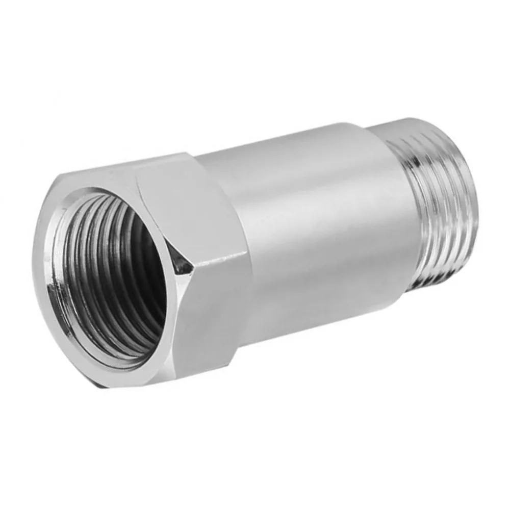 extensor Auto Lambdasonden Adapter, 2 Stk Universal 45mm M18*1.5  O2-Sauerstoff-Sensor-Abstandshalter Adapter für O2-Sensor und Abgasanlage  Ersatz