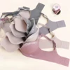 Soutien-gorge imprimé sans couture pour femmes, Lingerie Sexy, Push-Up, motif Floral, sous-vêtements une pièce, Bralette sans anneaux en acier, brassière, 2026