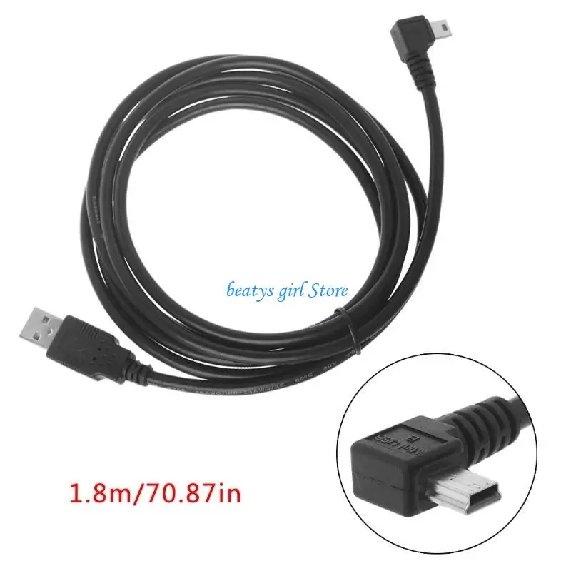 C7AB 1.8m USB 2.0 Mini-B 5핀 Mini-B 5핀 수/수 케이블