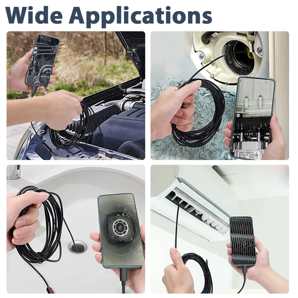 KERUI Single/Dual Lens Endoscope 5