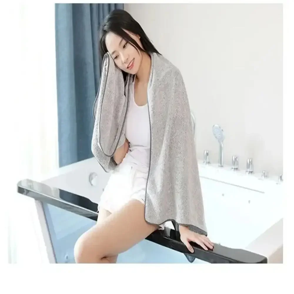 Description Picture 5 of itemThickened Bath Towels for The Body Microfiber Towel for Gym Sports Shower Robe for Spa Beath Home