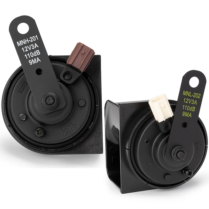 2PCS Low + High Tone Horns for Acura TSX RL for Honda Accord Replacement 38150SDBA02 38100SDBA02 38150SDBA01