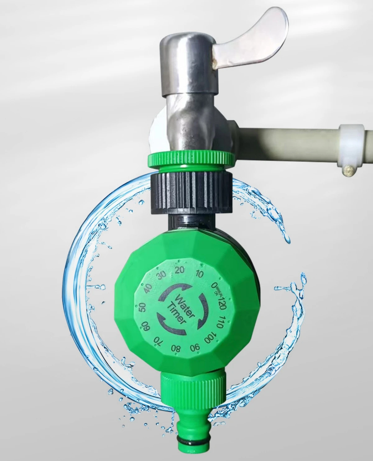 Description Picture 5 of item3/4" Female Thread To 16mm Nipple Joint Mechanical Water Timer Automatic Two-Hours Pointer Garden Irrigation Water Controller