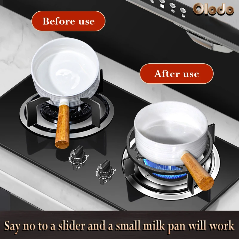 Gas stove support Milk pot holder non-sliding pot small auxiliary accessories casserole rack