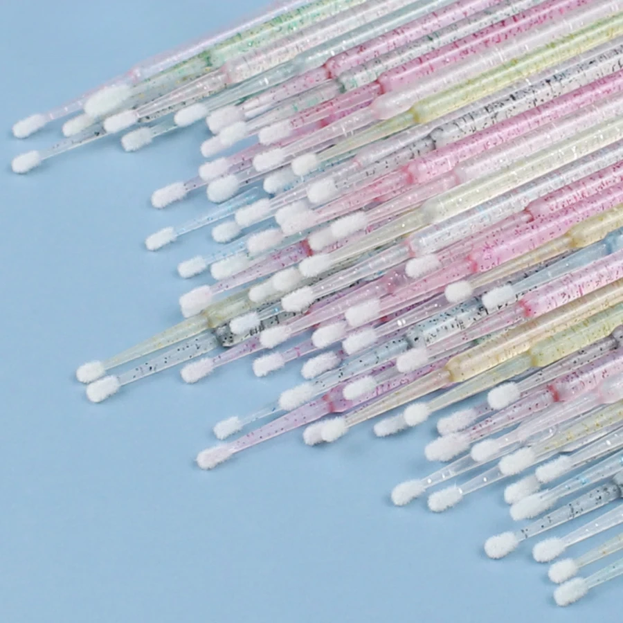 500pcs/lot Micro Brushes for Lash Cleaning Brush Sticks Makeup Tools Extension Brushes Disposable Eyelash Applicator